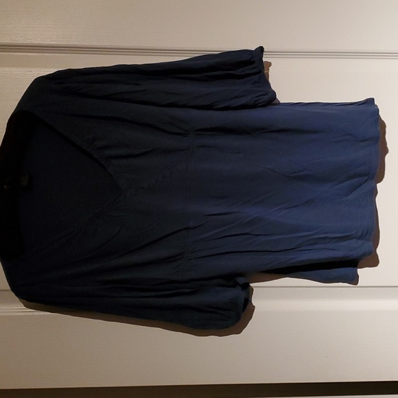 Calvin Klein jeans extra large tea 3/4 length sleeves ruching at the waist. - Picture 1 of 3